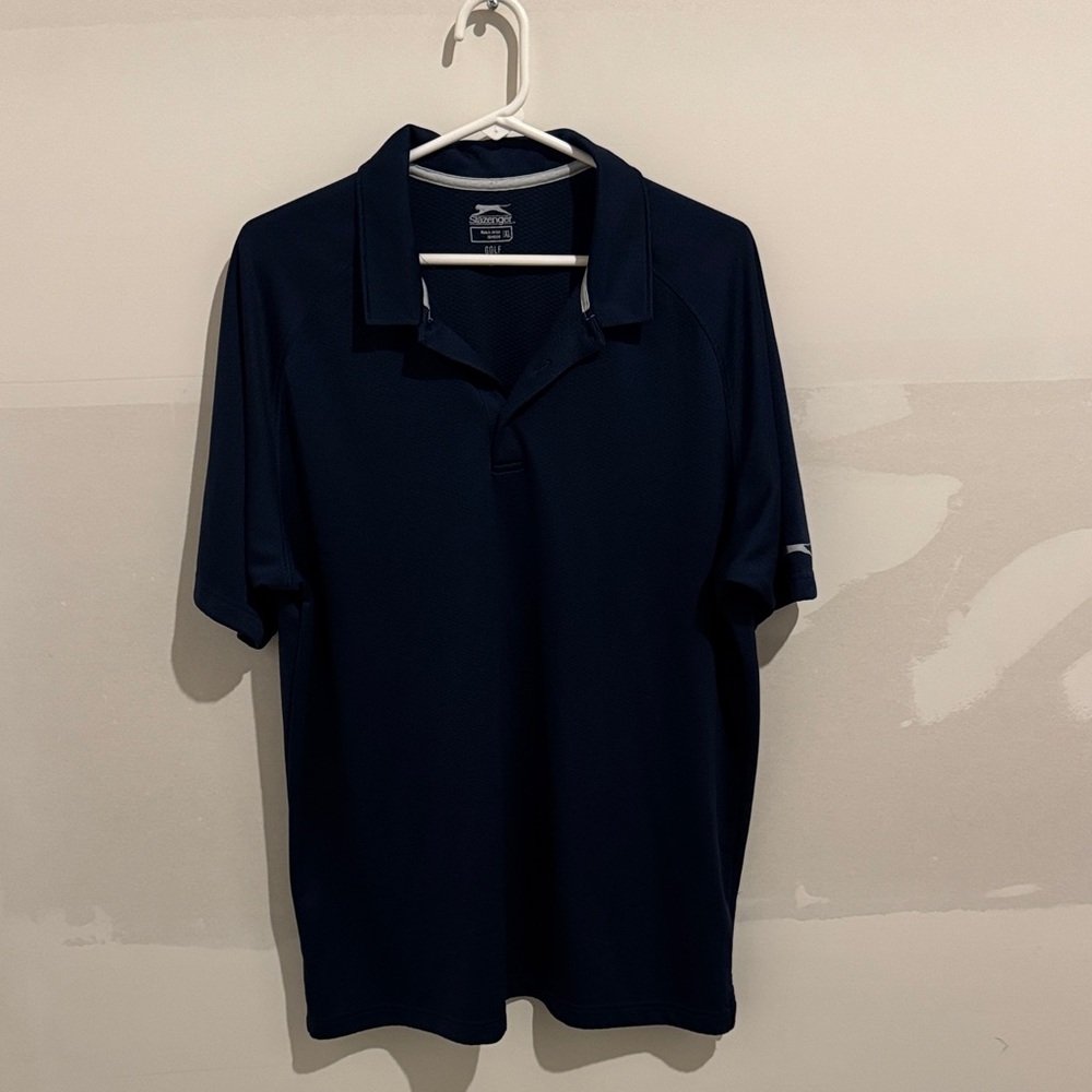 Slazenger Navy Golf Shirt XL